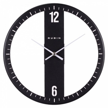 Watching interior, made of metal loft, D-32 cm, silent, black-2