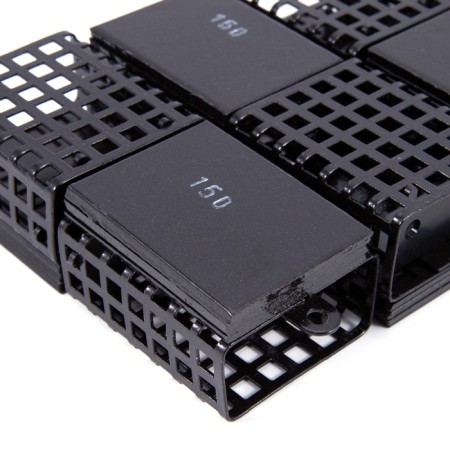 Feeding feeder "Yaman" rectangular 150 g, metal, removable plastic bottom, units. 10 pcs.-6