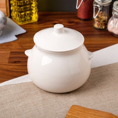 Pile for baking "drop", white, 0.6 l