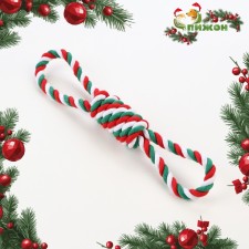 Toy training cable, up to 30 cm, 70 g, white/green/red