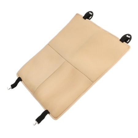 Kittail in the front seat, natural wool, short pile, beige-10