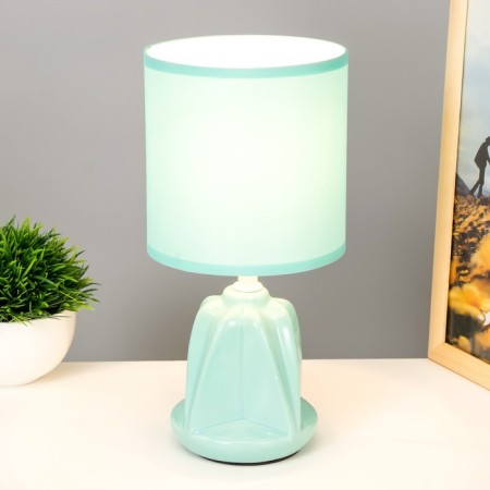 Laura table lamp E14 40W turquoise 13x13x2.5 cm Risalux-1