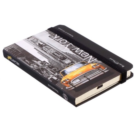 Notepad A6, 100 sheets of Megapolis Art. "Cities", hard cover, mix-1