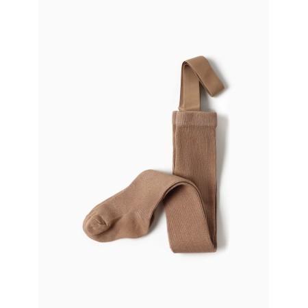 Children's tights with Minaku straps, height 62-68 cm, beige