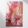 Piece "Heart" Spring, Pink color in silver, 40 cm