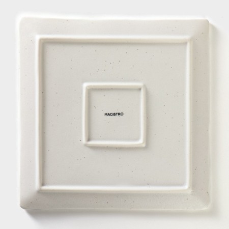 Porcelain dish for supply to Magistro Slate, 21 × 1.6 cm, white color-3