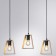 Suspension Brussels 20x58x5 cm, 3x60W E27