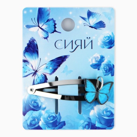 Hair hairpin "Shine", 5 x 1.5 cm-1