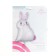Foil ball 22 "White Bunny", figure, satin