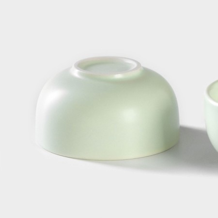 A set for the tea ceremony Ceramic “Tyasitsa”, 8 objects: a kettle of 120 ml, 4 PIALA 50 ml, napkin, forceps, stand-4