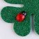 Clover with God's cow, set of 5 pcs.