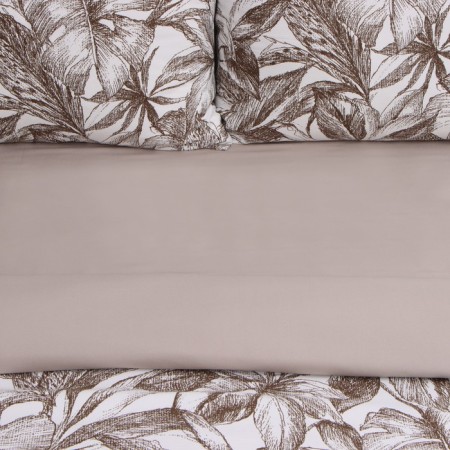 Lovelife 2PPs Bed Tropics 175x215cm, 200x240cm, 50x70cm-2pcs, Aard, 100% P/E, 100G/M2-1