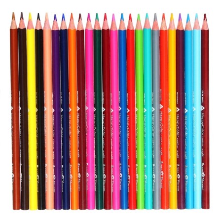 Pencils 24 Happycolor colors in a metal tube, mix-1