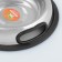 A bowl with a non -slip base is rounded with a handle, 470 ml