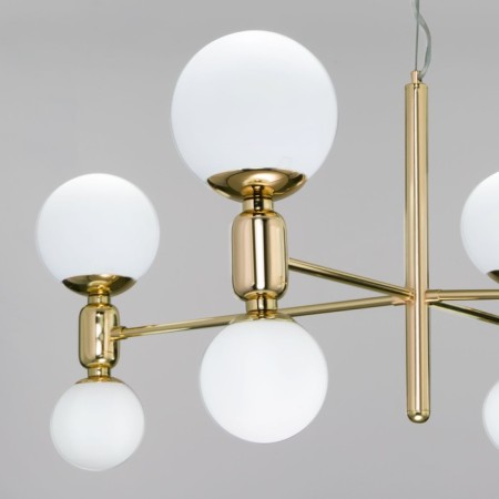 Ceiling Lamp Eurosvet Bubble 30182/8, E27, G9, 8x20W, 1000x760 mm, Color gold-1