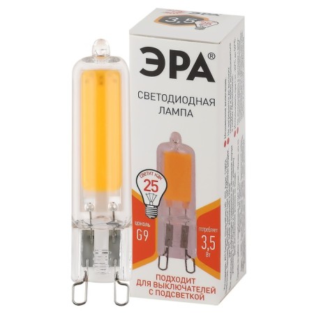 LED LED era Standard "capsule", 3.5W W, G9, 280 lm, 2700k, glow warm white-1
