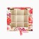 Box for 9 sweets with the cells "the most beautiful" 14.5 x 13.5 x 3.5 cm