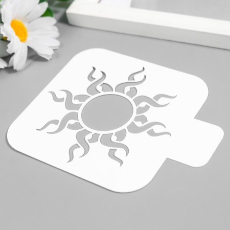 Tacture for tattoo "Sun" 9x9 cm-1
