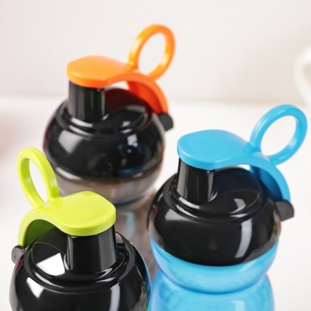 Plastic water bottle, 680 ml, color mix-4