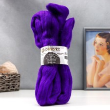 Fasting wool 100% half-toned wool 50g (698-t. Violet)