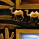 Photo frame Plastic in 3 photos 10x15 cm "Desert Caravan" Dark Gold 32x27 cm