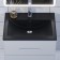 Sink uperwood Foster Quartz, quartz, 60 cm, black matte, coal