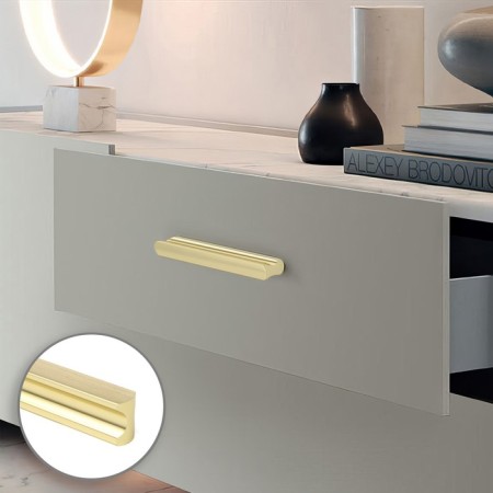 Cappio RSC022, aluminum, m/o 160 mm, 160 mm, satin gold.