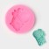 Mold "Dolly", silicone, 6.2 × 6.2 × 1.1 cm, color mix