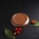 Porcelain dining porcelain Magistro Garland, D = 22 cm, brown color