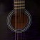 Acoustic guitar Music Life QD-H38Q-HW, purple