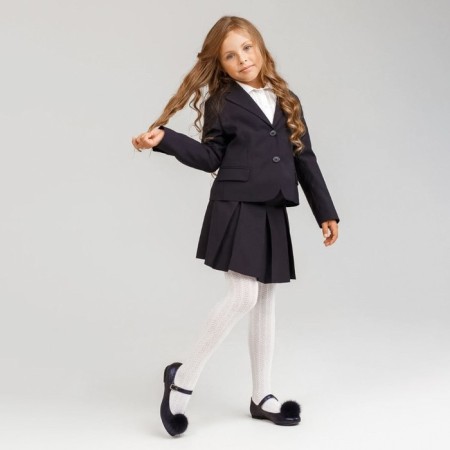 Pantyhose children, white color, height 134-140-1