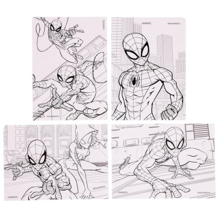 Set for drawing, 20 items "The fastest", Spider-Man-3