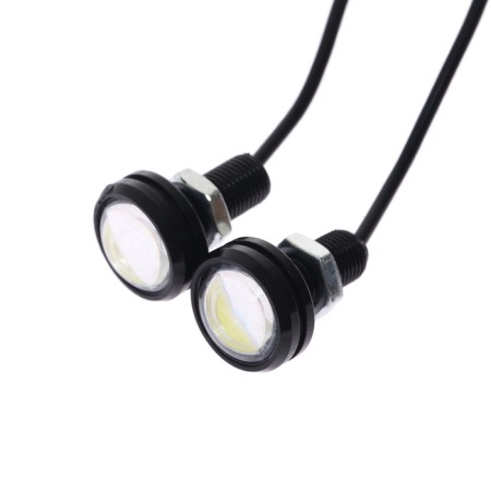 Daily running lights, 12 V, 1.5 W, 1 LED, set 2 pcs-1