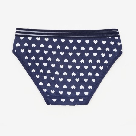 Panties female slips, dark blue color, rr 42-44-2