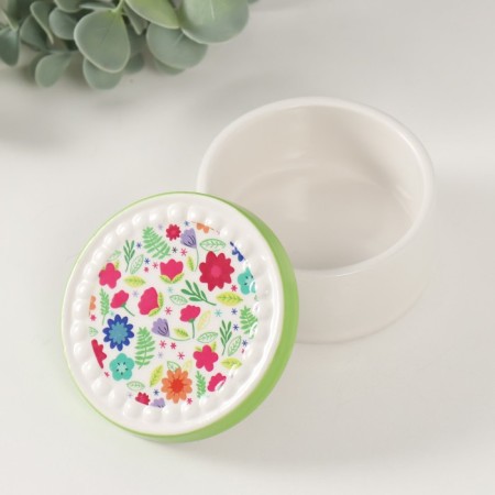 Coramics Coramics "Flower Polyanka" 7.5x7.5x4.5 cm-1