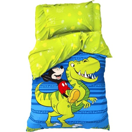 Bed linen 1.5 joint venture "Jungle", Mickey Mouse, 143*215 cm, 150*214 cm, 50*70 cm -1 pcs, Poplin