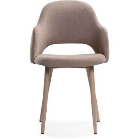 STULL OF A MIGRAL CARROCASS GUTALL/Velur, beige/beige 51x56x82 cm-2