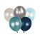 Latex ball 12 "Cold blue", set 25 pcs., Mix color