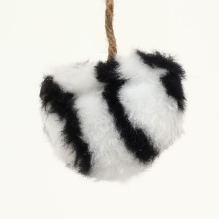 House for cats with a claw, round with toys, 65 x50 x 130 cm, zebra-3