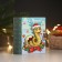 New Year's Building Broke "Happy New Year. Snake in a hat" 14x12x5 cm