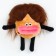 Soft toy "Troll-Gubastik" on the key fabric, 10 cm