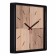 Watching clock, interior "two wood", silent, 30 x 30 cm