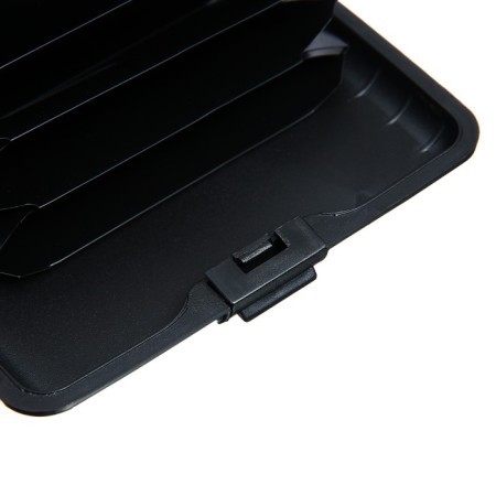 The visitor is plastic, metal, with departments inside, black-4
