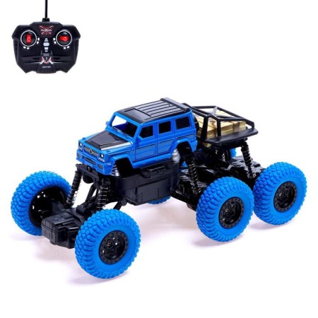 Radio -controlled jeep "Monster 6x6", works on the battery