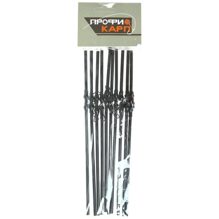 The opposite is straight, 20 cm, the color is black, 10 pcs.-1