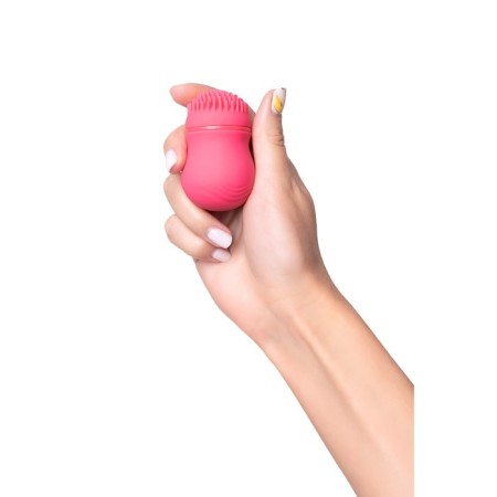 PPP Curu-Curu Brush Roter, ABS-plastic clitoris stimulator, 5.5 cm, pink color-9