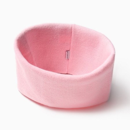 Snood for children, pink color, size 25x26 cm