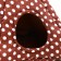 House "Vigva" for rodents 17*17*17 cm, calico, fleece, foam