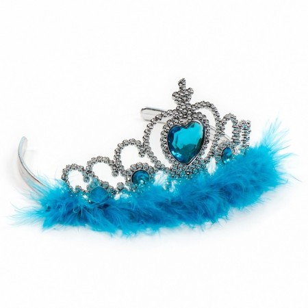 Carnival set "Dreamy Princess" The length of the cloak is 80 cm, crown, blue-11