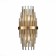 Sconces st. SL1628.301.02. TERAMO. 2x40 watts, E14, 20x43 cm, brass color